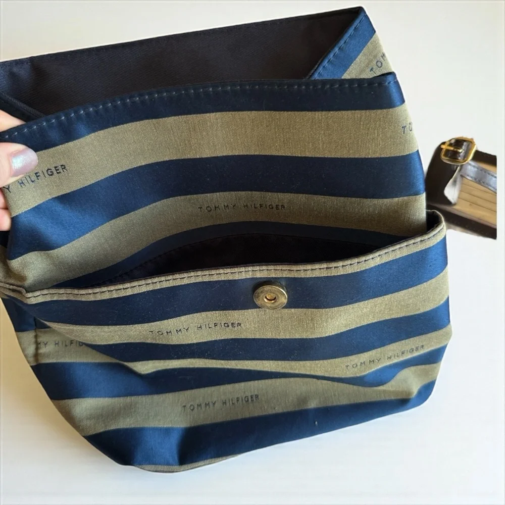 Tommy Hilfiger Striped Mini Backpack | Vintage | Y2K